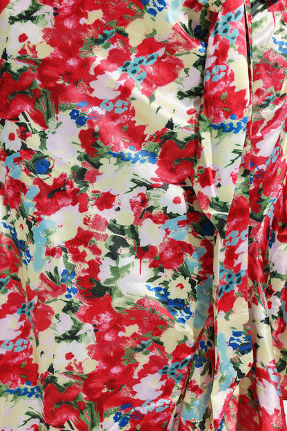 Halter Neck Split Maxi Dress