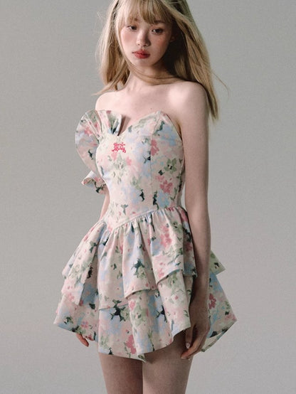 Ruffle Mini Dress