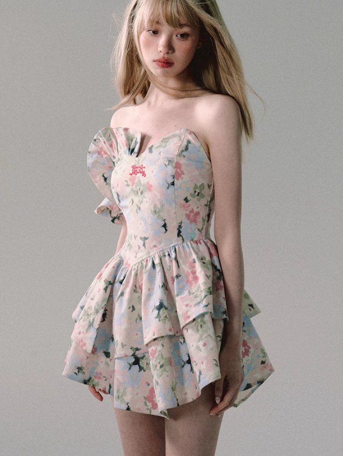 Ruffle Mini Dress