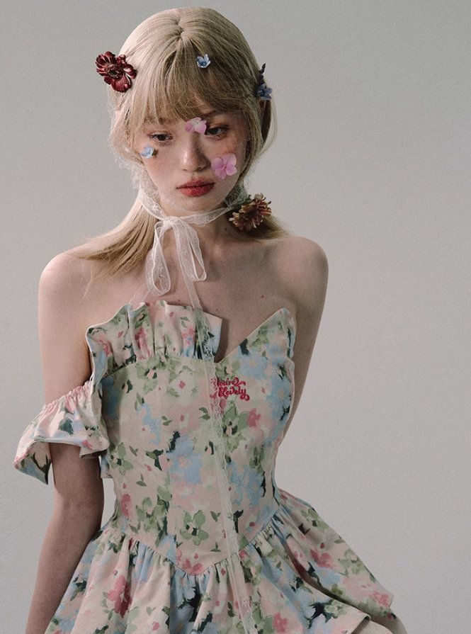 Ruffle Mini Dress