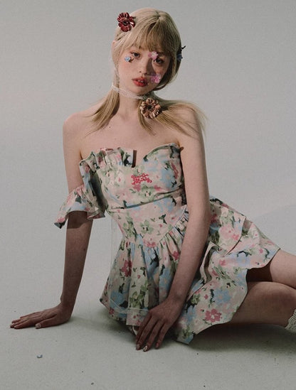 Ruffle Mini Dress