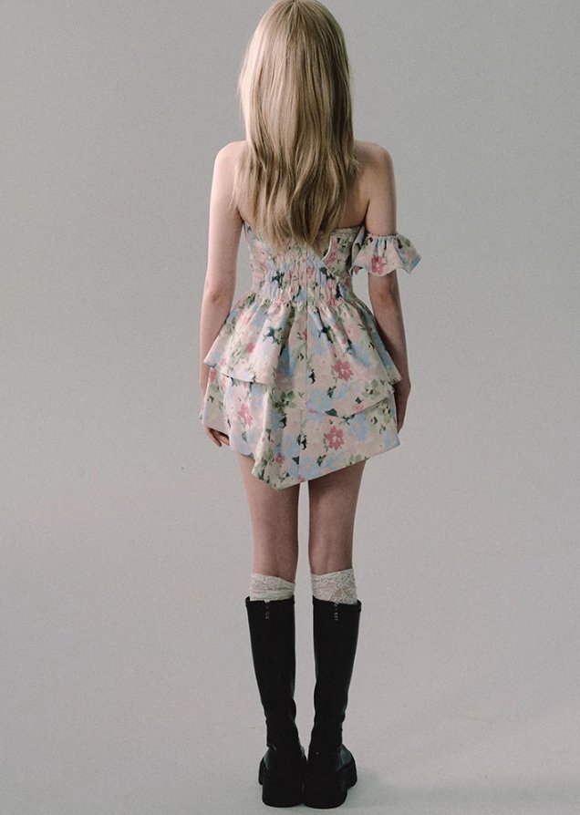 Ruffle Mini Dress