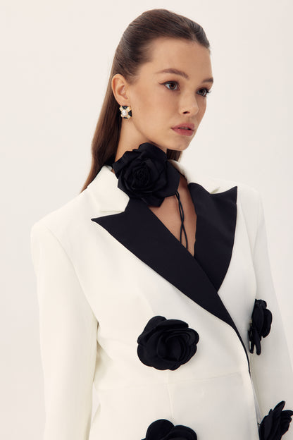 Letitia Contrast Blazer Mini Dress