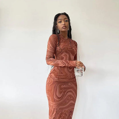 Satin Autumn Winter Birthday Club Fit Midi Dresses