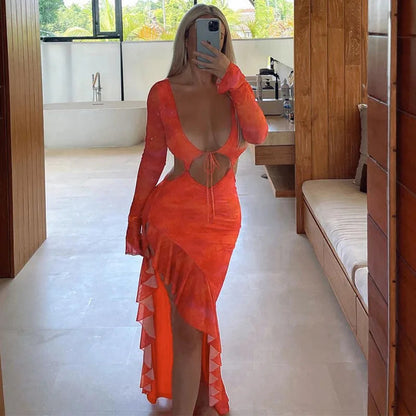 Summer Pure Color Vestidos Traf Midi Dresses