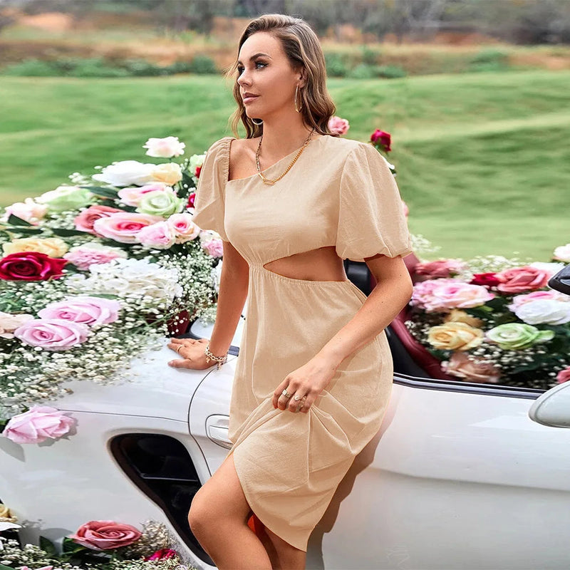 Color Traf Midi Dresses