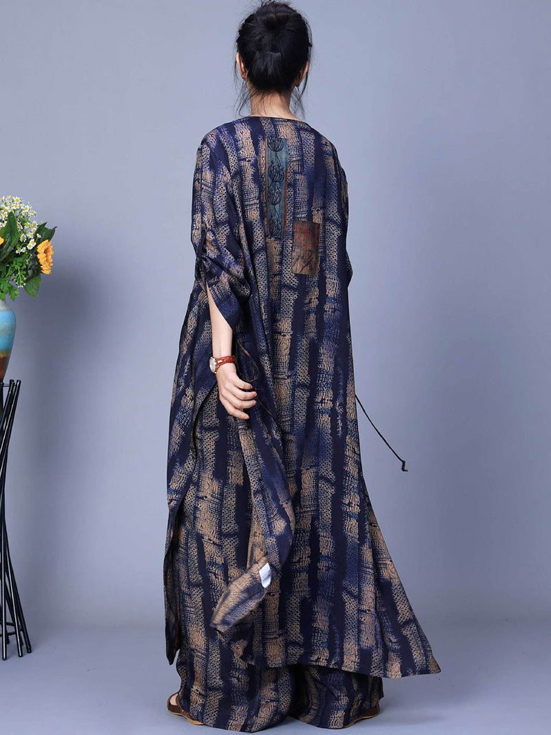 Spring Patch Spliced Long Shirt+pants Co1055
