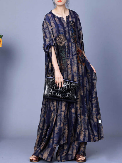 Spring Patch Spliced Long Shirt+pants Co1055