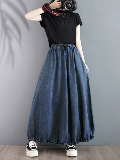 Summer Loose Denim Skirt Co1054