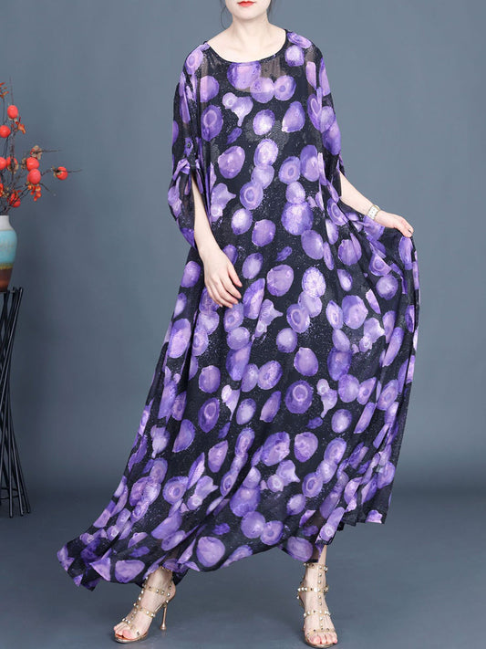 Summer Jacquard Loose Maxi Dress Co1042