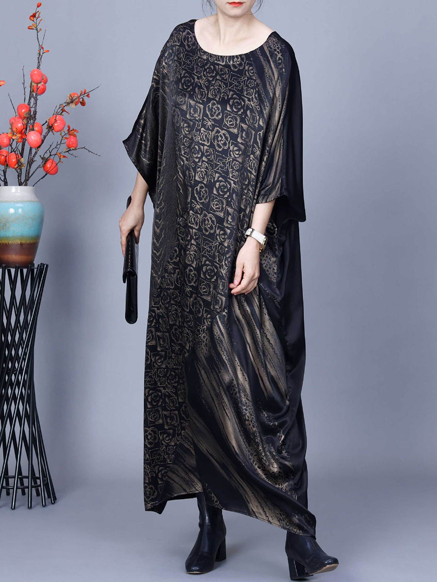 Summer Flower Spliced Maxi Dress Aa1038