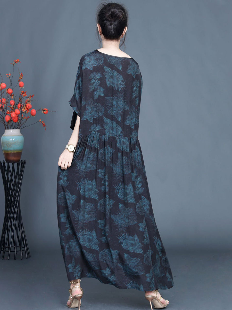 Summer Artsy Spliced Strap Maxi Dress As1039