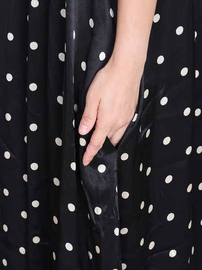 Summer Dot Loose Vest Maxi Dress Op1031