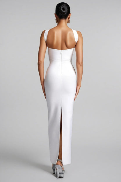 Aurol Sleeveless Slit Bandage Maxi Dress