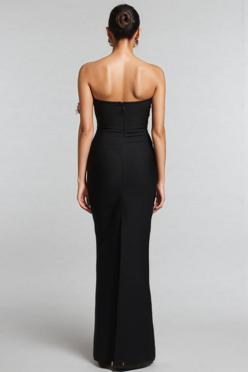 Milla Dimensional Pearl Bandage Maxi Dress