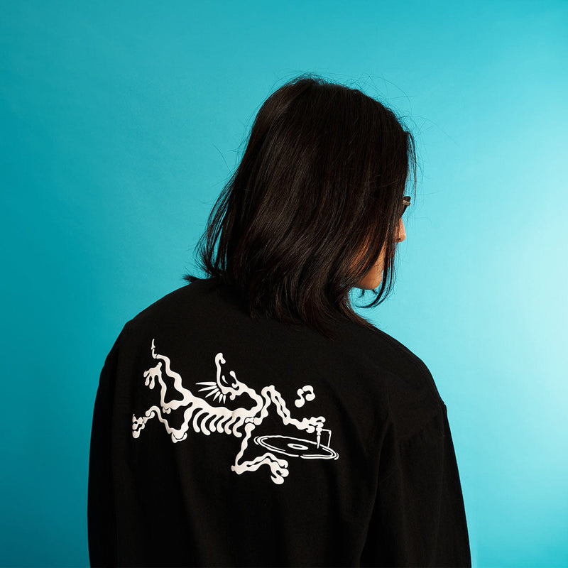 Skeleton Dj Long Sleeve Sweatshirt