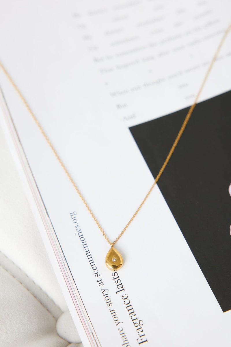 18k Gold Plated Shiny Horizons Necklace