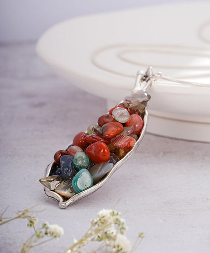 Silk Sterling Silver Jade Pendant Necklace