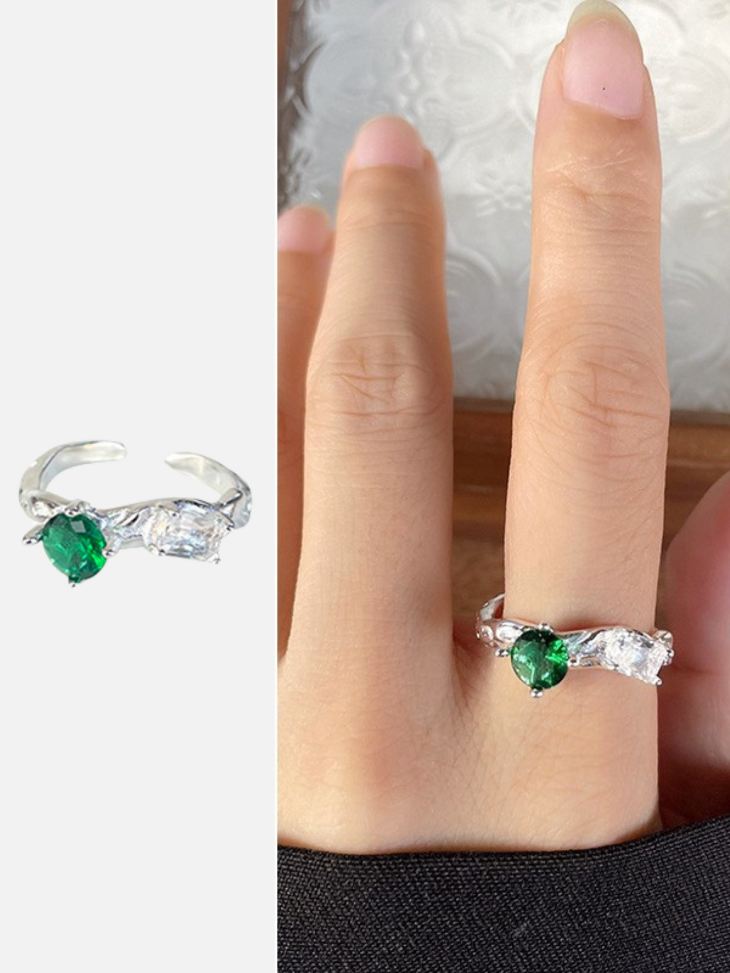 Perel Multi-gem Adjustable Ring