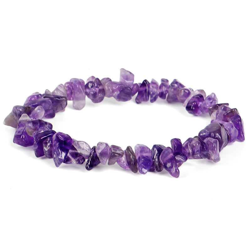 Amethyst Crystal Healing Bracelet With Positive Energy Balance
