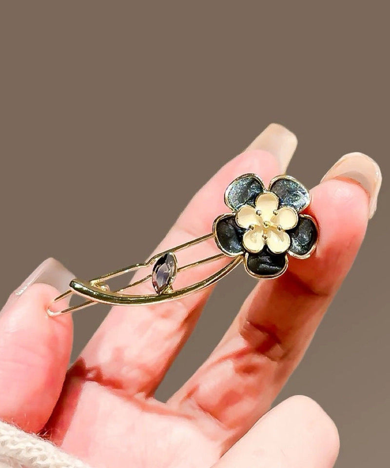 Original Design Black Alloy Hairpin