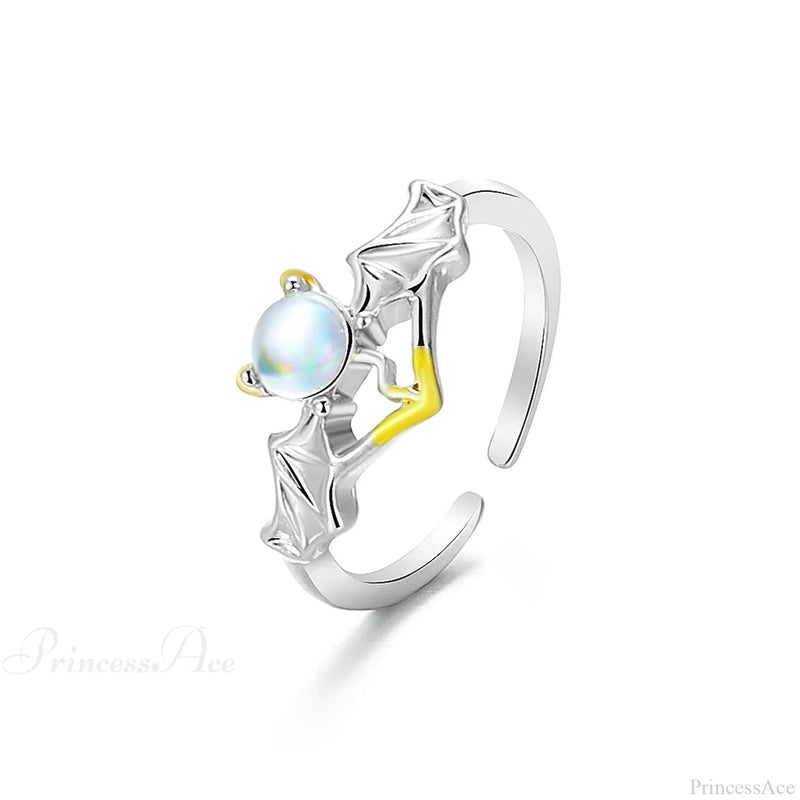 Dark Animal Butterfly Zircon Star Ring