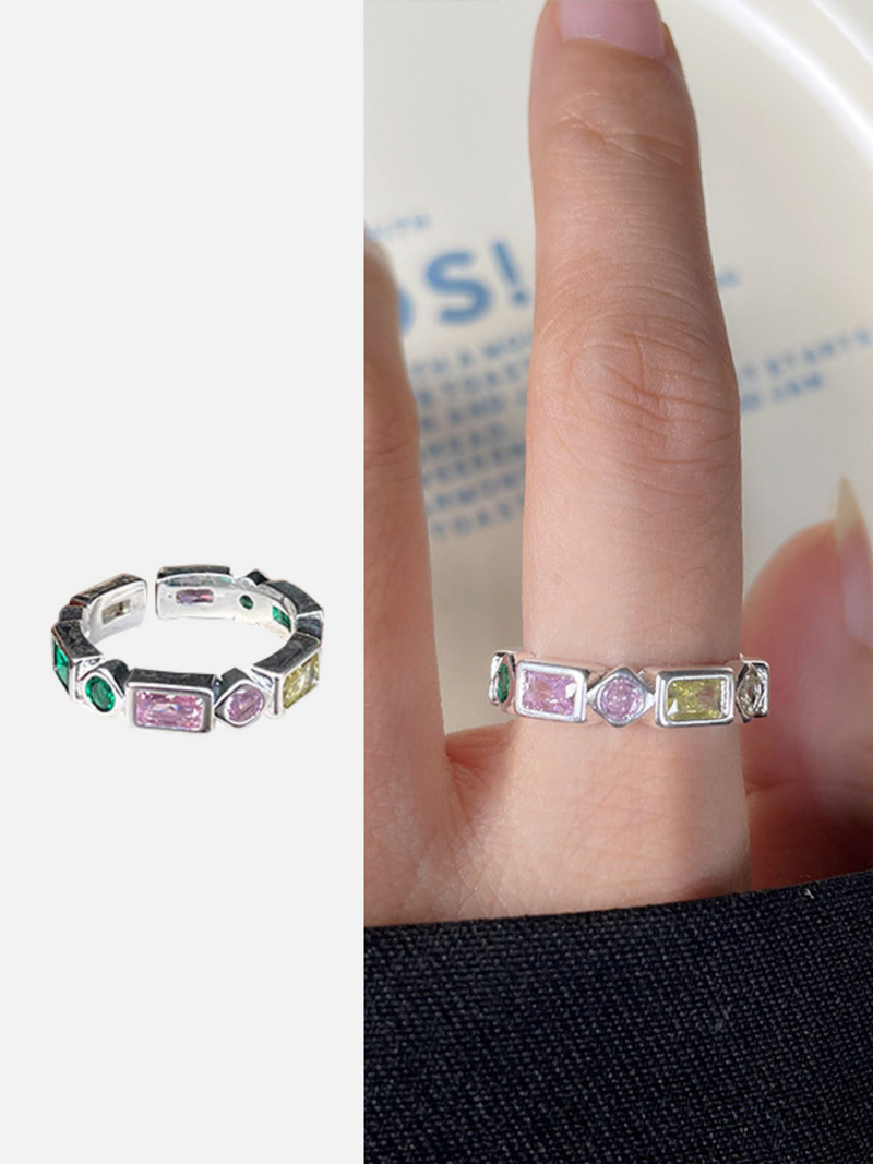 Perel Multi-gem Adjustable Ring