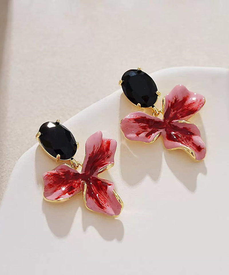 Sterling Silver Overgild Drop Earrings