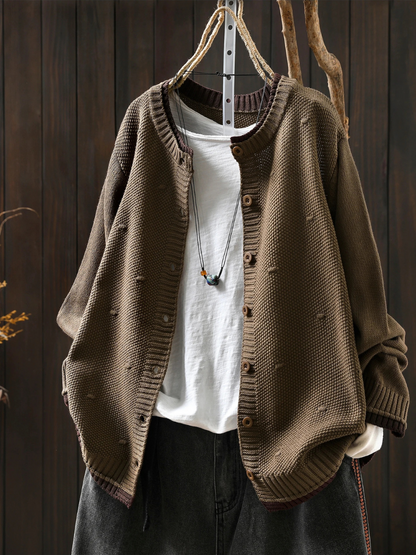 The Isolde - Textured Cardigan