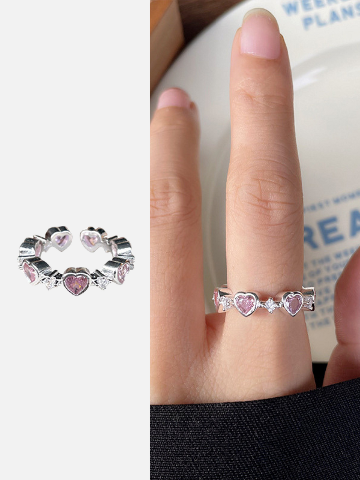 Perel Multi-gem Adjustable Ring