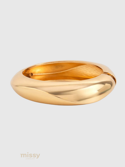 Emory Gold & Silver Foil Resin Bangles
