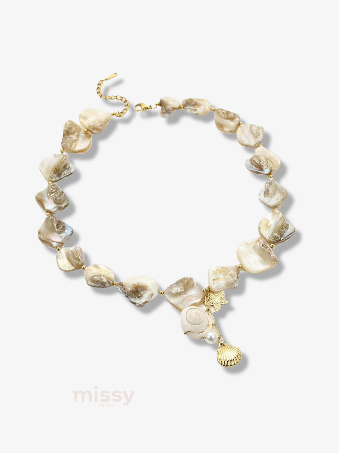 Roxie Irregular Shell Necklace