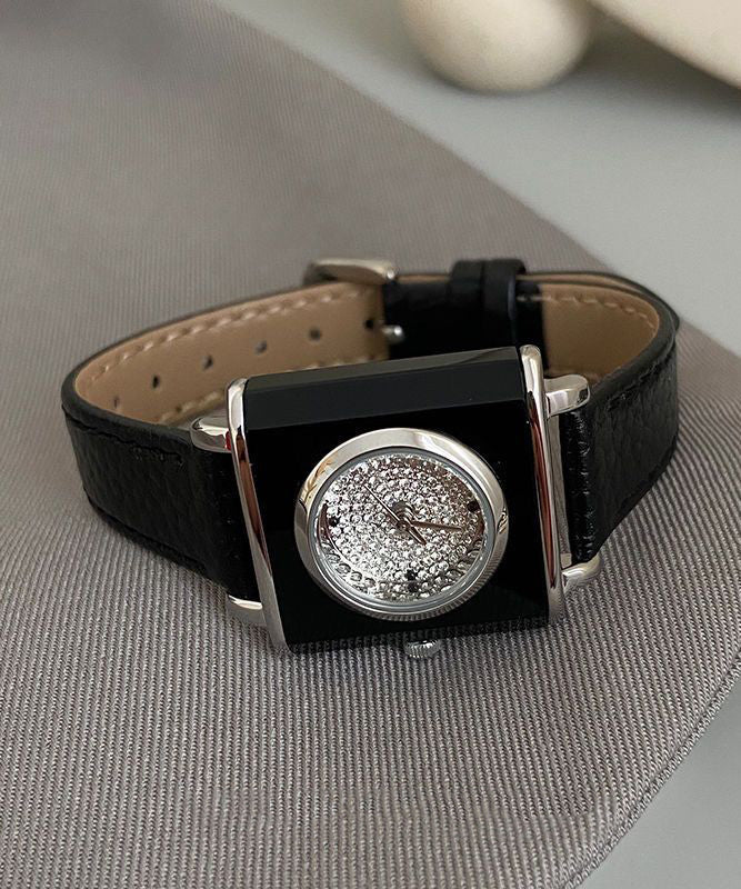 Fine Silk Leather Mechanical Movement Resin Watches