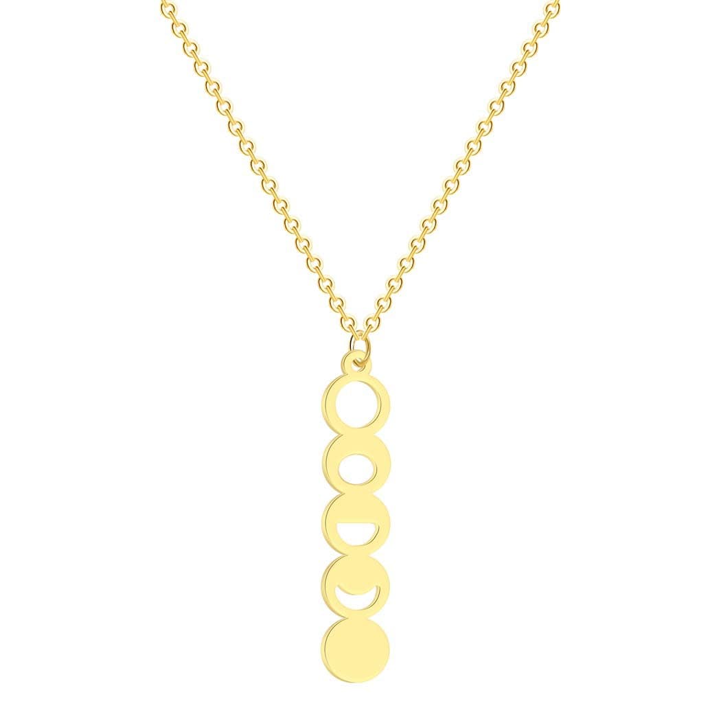 Lunar Transformation Moon Phase Necklace