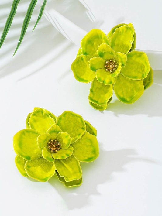 Flower Shape Earrings Accessories