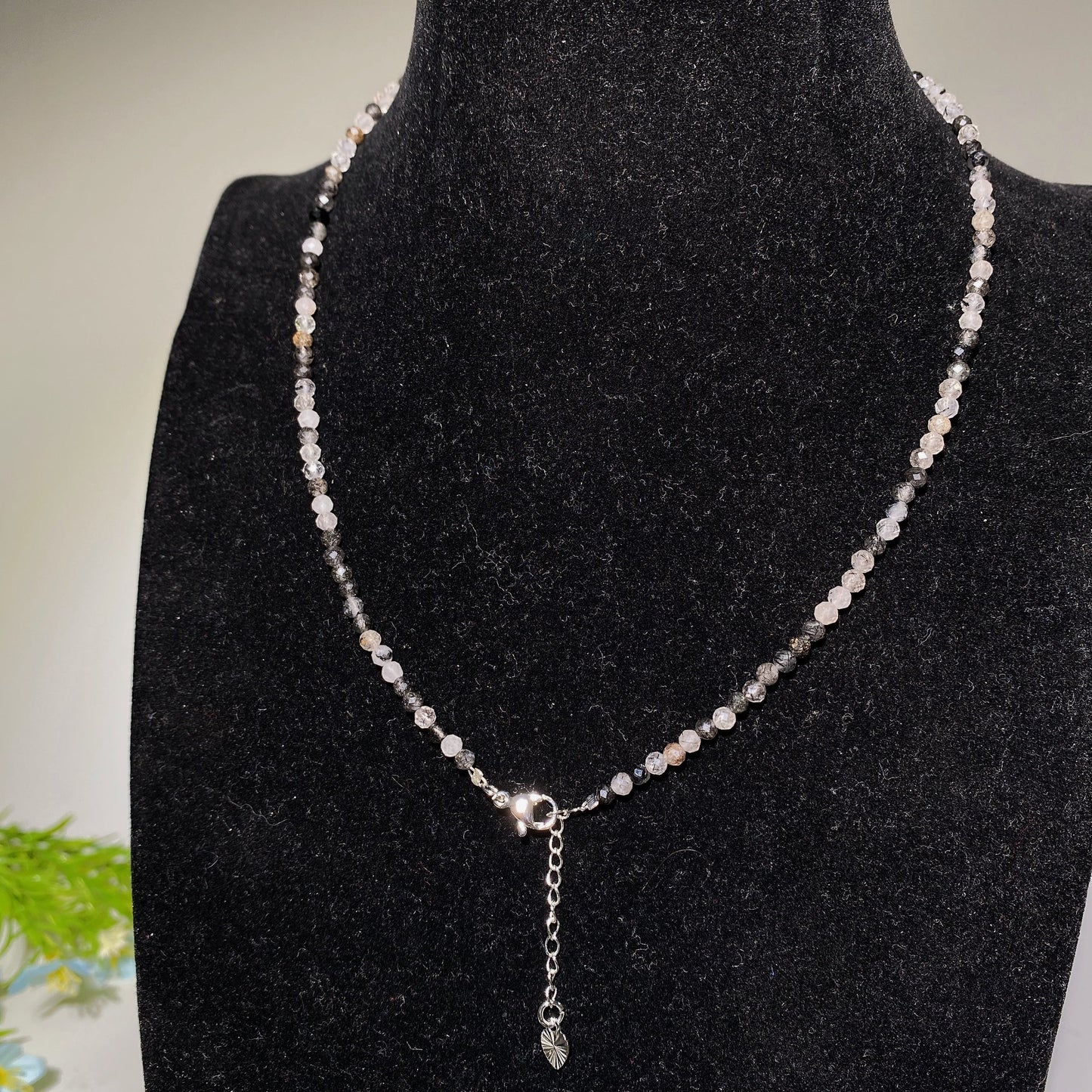 2mm Mixed Crystal Faceted Spiritual Necklace Healing Energy