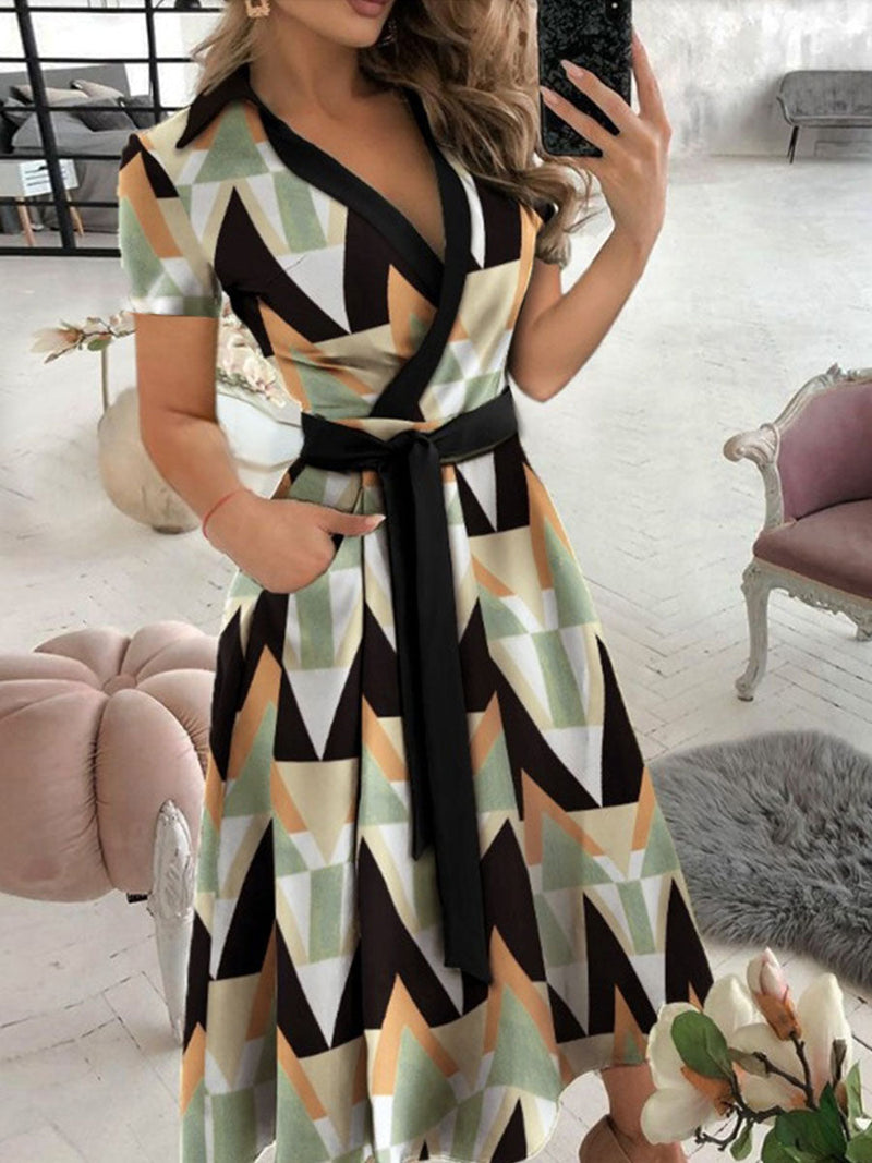 Wrap Midi Dress