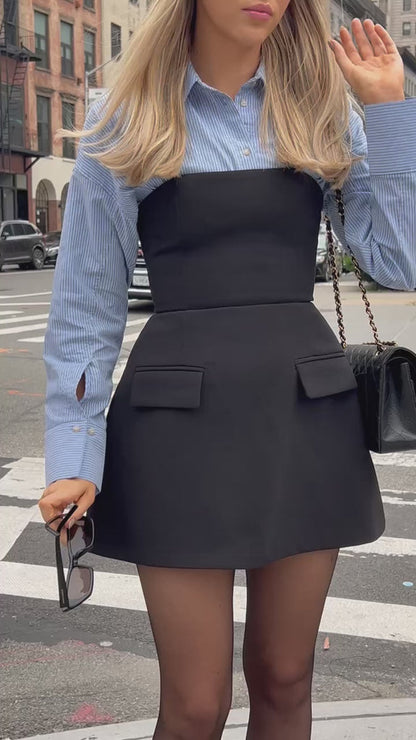 Gabrielle - Strapless A-line Mini Dress
