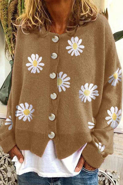 Loose Daisy Cardigan