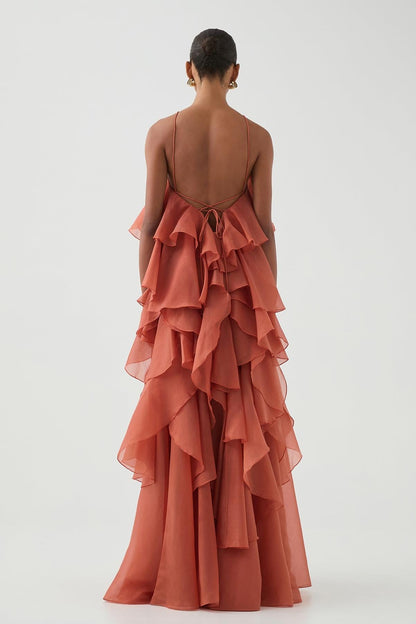 Tartar Castle Stacks Maxi Dress