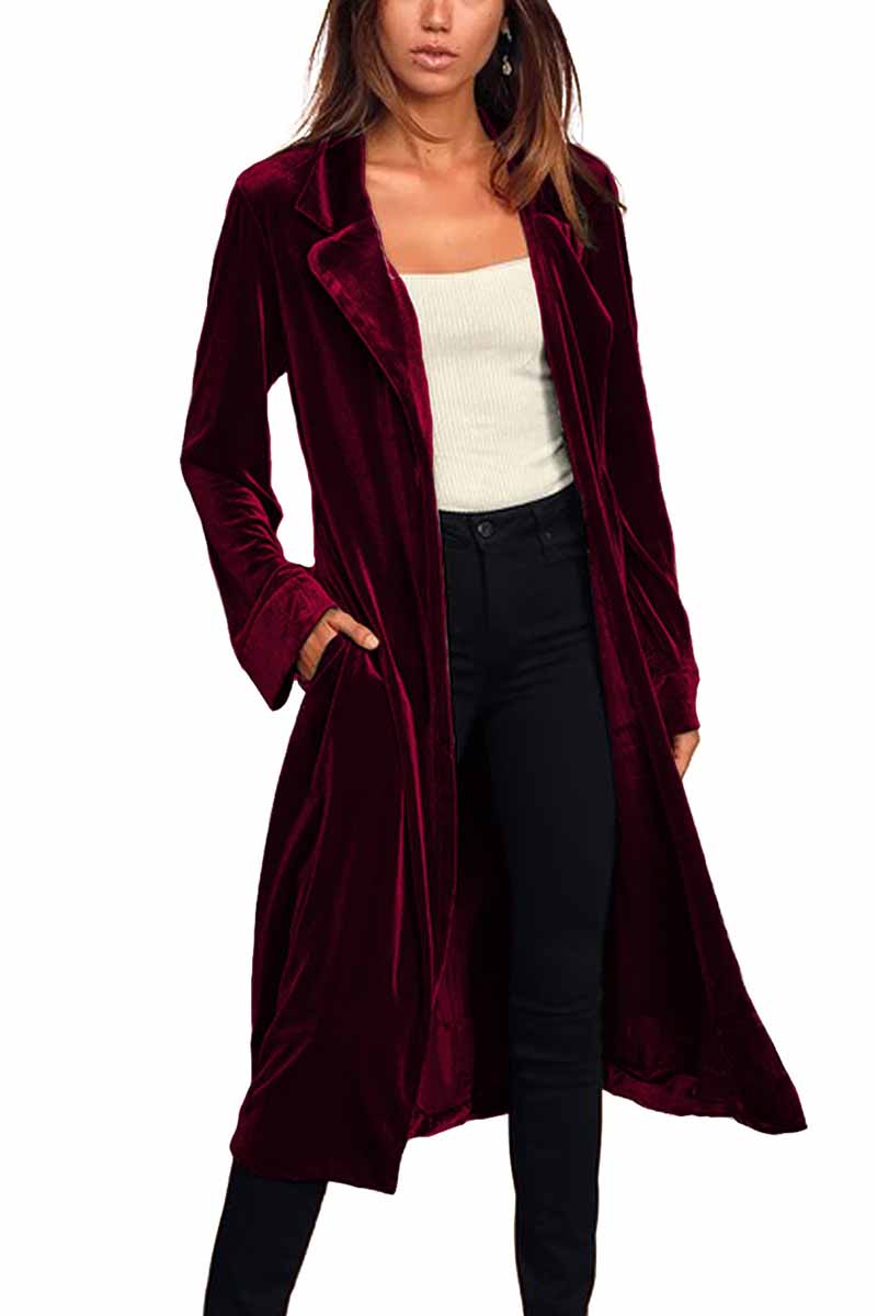 Gold Velvet Cardigan