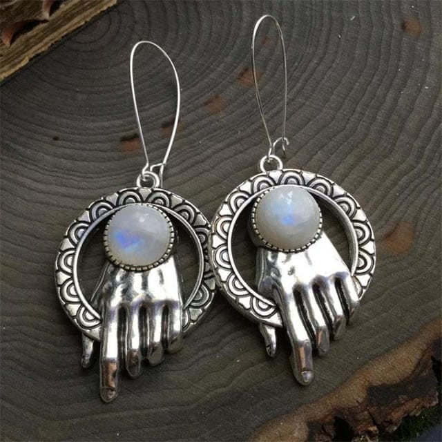 Magick Opal Hands Earrings