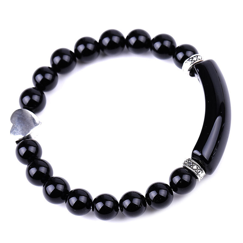 Buddha Stones Natural Crystal Beads Heart Bracelet