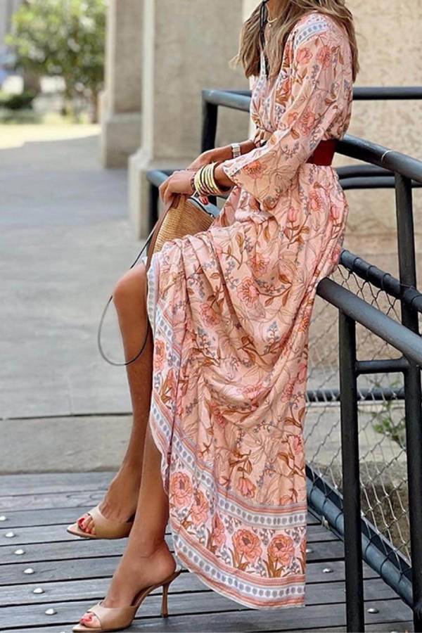 Print Maxi Dress
