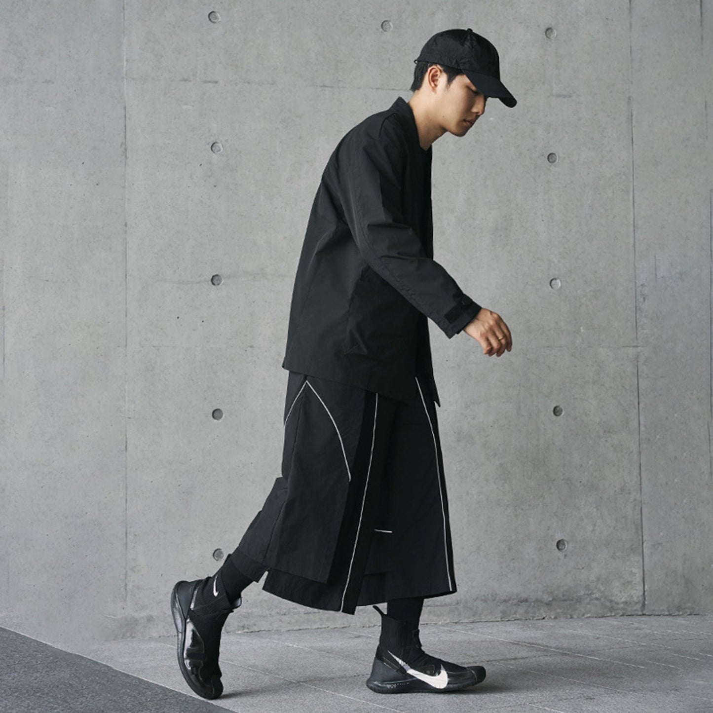 Wide Layered Track Pants
