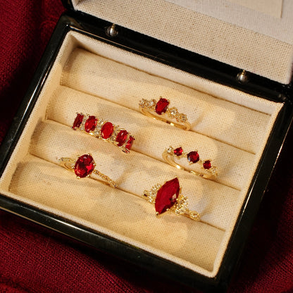 Oval Ruby Ring