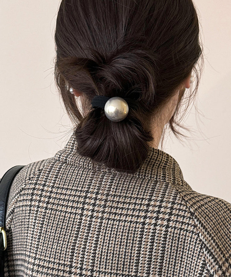 White Pearl High Elasticity Hair Tie