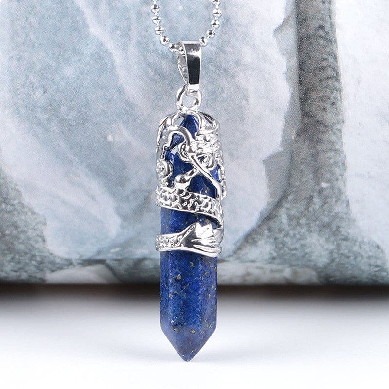 Natural Stone Pendant Necklace