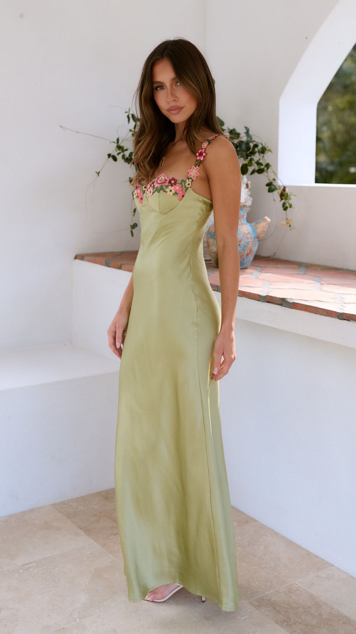 Beatrice - Maxi Dress With Flower Detail