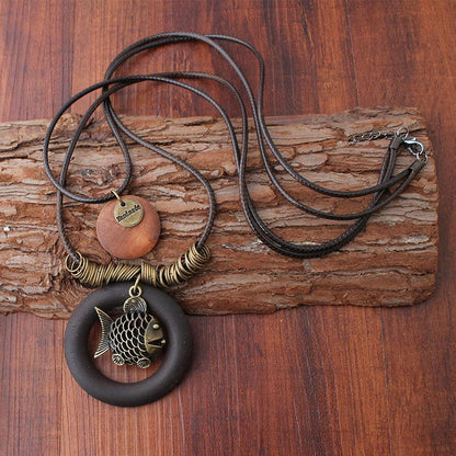 Style Fish Pendant Necklace